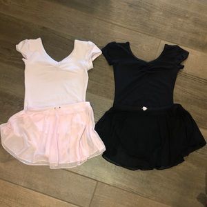 Danskin Black & Pink Girl’s Leotard Sets